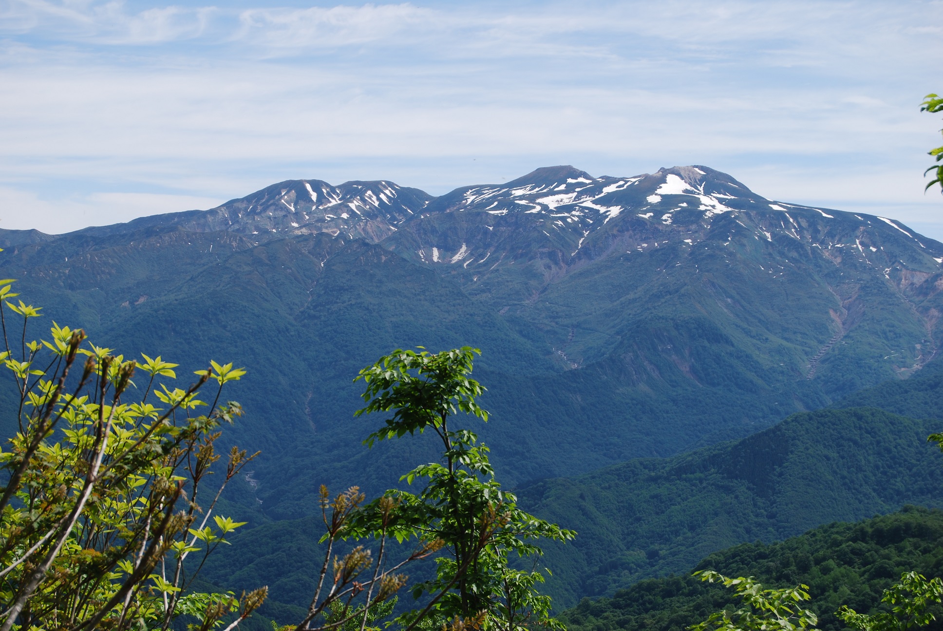 赤兎山から白山全景 画像