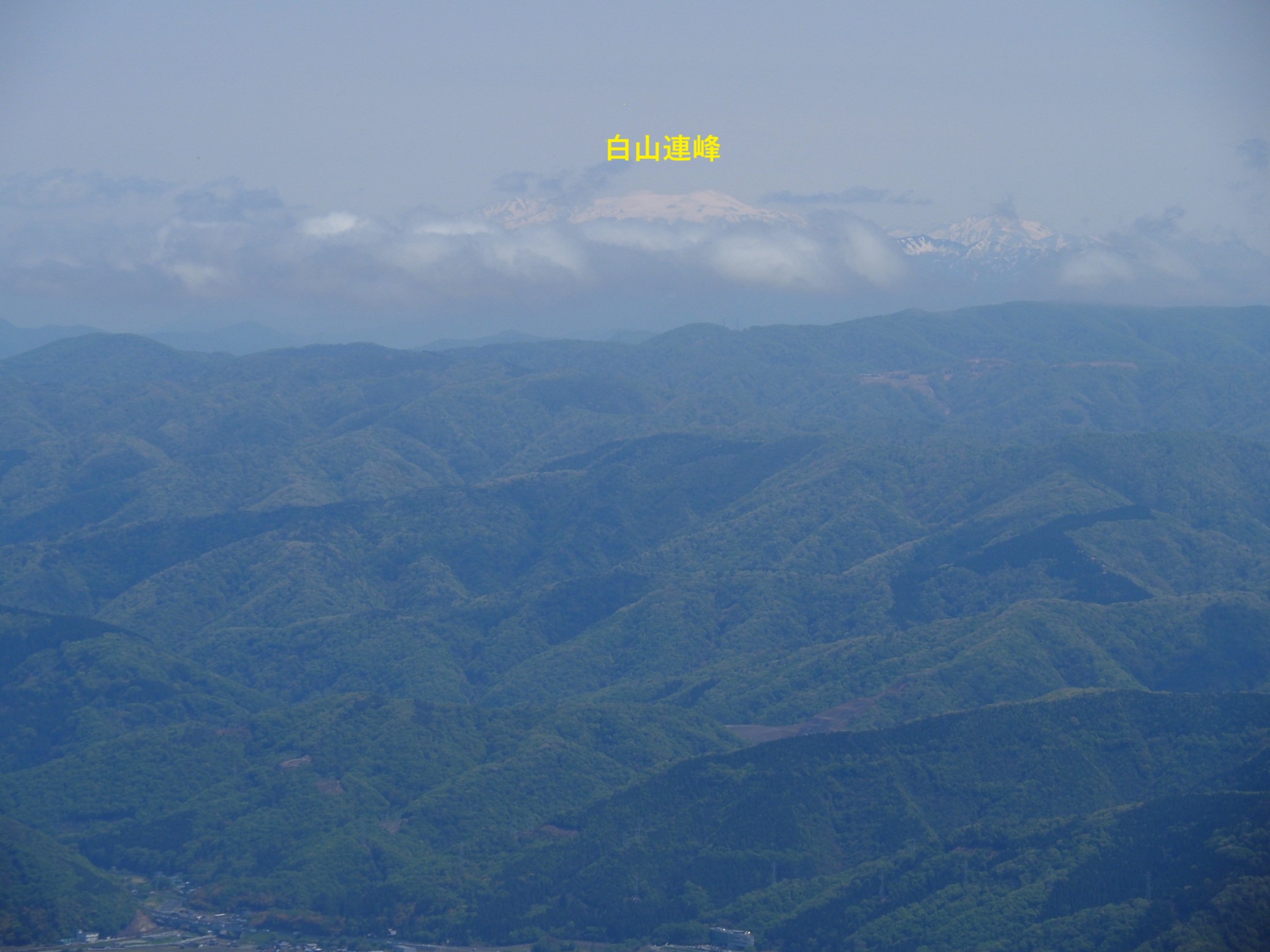 白山を望む 画像