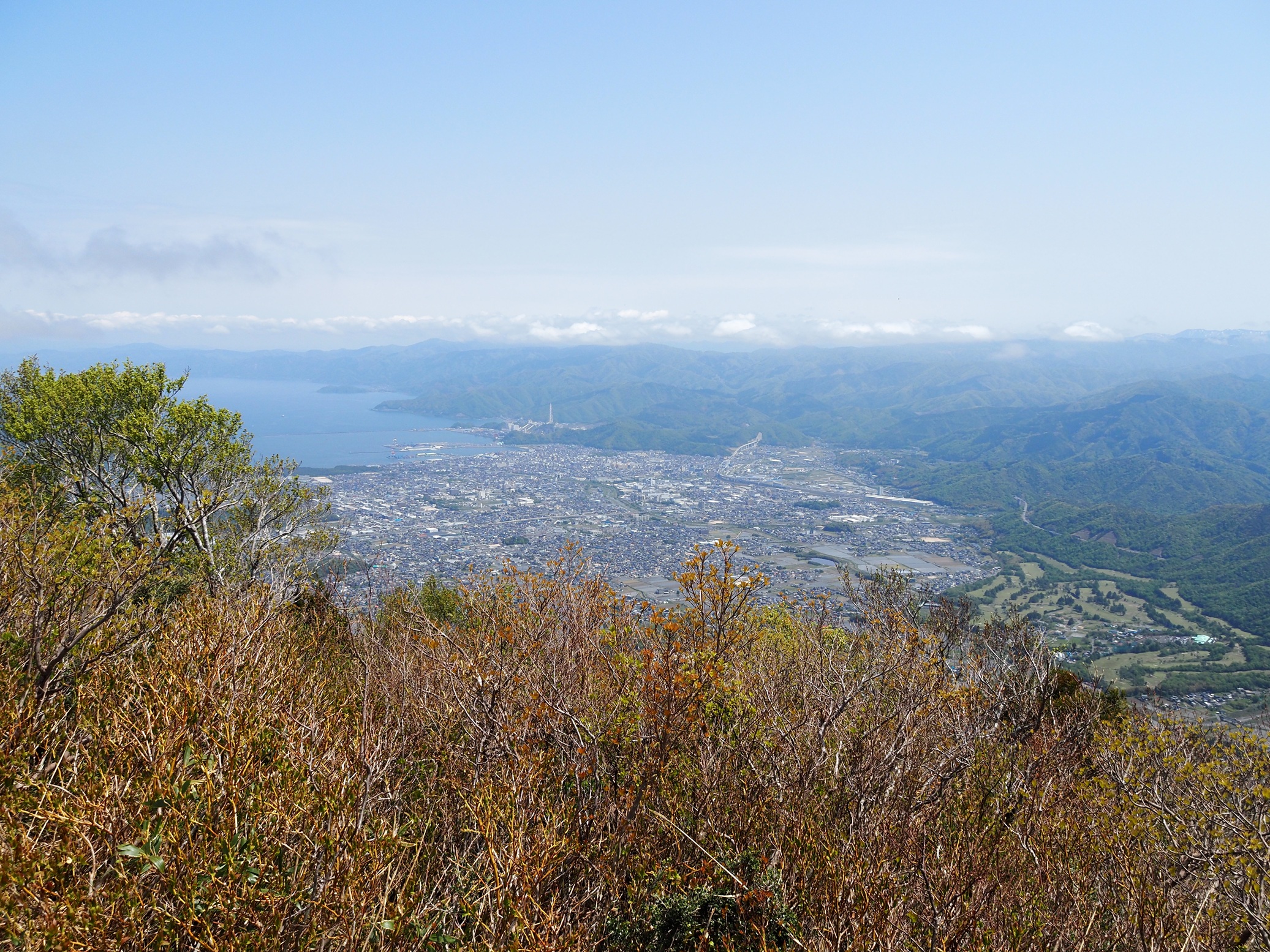 山頂から敦賀市 画像